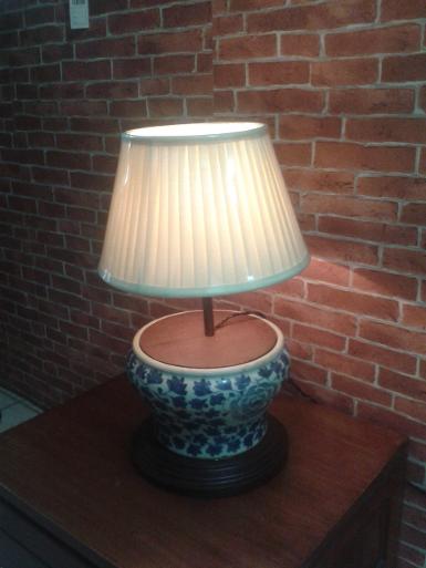 Table Lamp Item code TB100C size high 50 cm. lamp shade size 25 x16x16 cm
