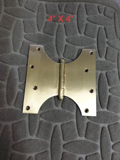 Brass hinge Item Code V018ELS size 4'' x 4'' Thickness 2 mm.