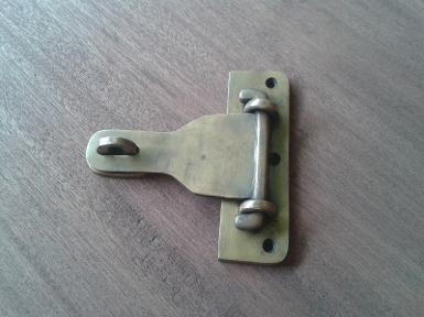 Brass door lock code KS.059A size L: 125 mm. W: 120 mm.