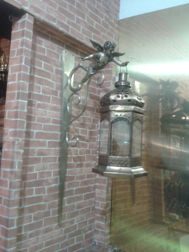 Cupid brass wall lamp code AGL001 size base wide 75 mm. long 800 mm.