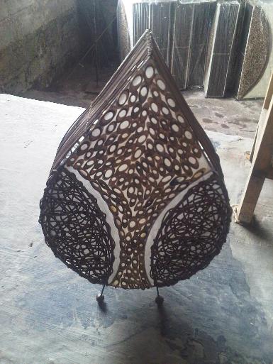MSL001H material :shell with bamboo high 60cm
