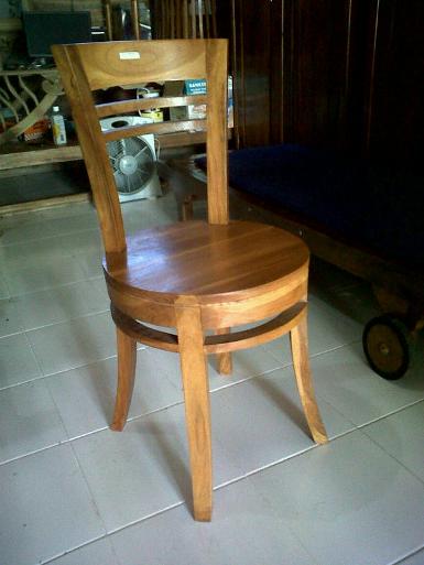 teak wood chair 002E