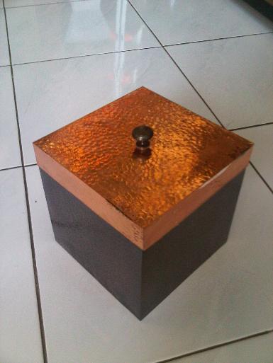 Copper ice pot wide 23cm