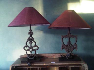 Table Lamp NO.TB100B material : iron , size high 50 cm.