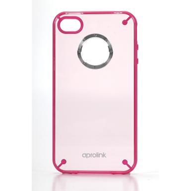 เคส iPhone 4/4s aprolink with Swarosky Ring Pink