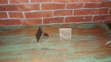 Brass Handle Item code N.081A size 30 x 33 mm. high 30 mm.