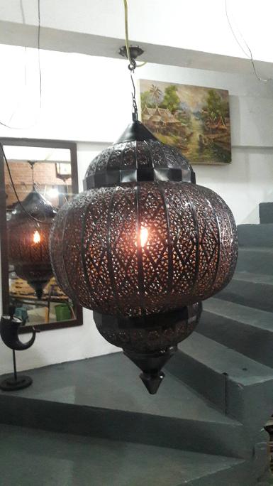 Morocco Lamp brass Item Code MRL19MP size long 120 cm. dimension 80 cm.