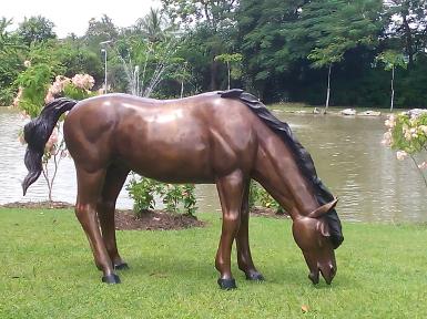 Brass Sculpture horse Item code STB05 size 