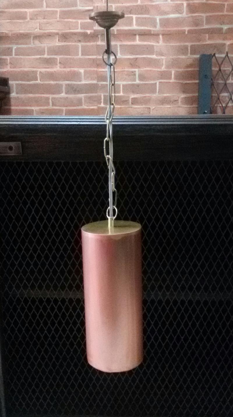 Copper Hanging Lamp  Code CPL001H size high 40 cm not include chain Dimension 4'' (10 cm.)