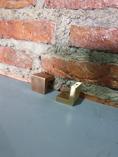 ฺBrass pull handle Item Code N25XX size 25 x 25 mm.