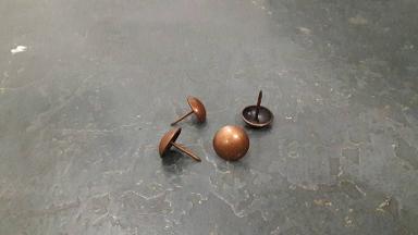 Iron nail copper color Item code IRC18 size 19 mm.