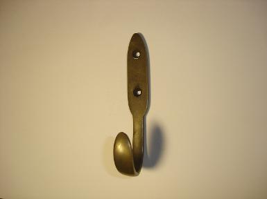 Brass Hook Item Code U.056 size wide 15 mm.long 100 mm.