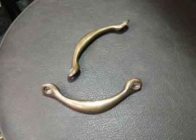 ฺBrass handle Item code C031A size long 100 mm. wide 15 mm.