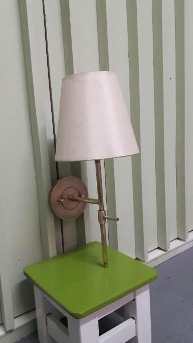 Brass Wall Lamp Item Code BWL18CMP size base 12 cm. high 46 cm.deep 16 cm.pipe 4 หุน 1/2 