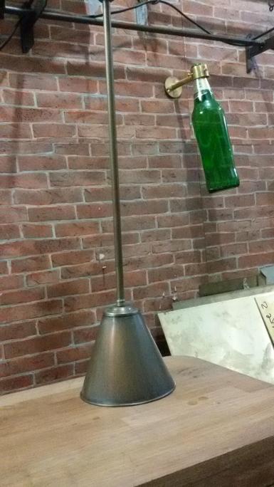 Brass hanging lamp Item Code HGL10ZA size long 1000 mm. shade wide 19.3 cm. H 17cm oblique.วัดเฉียง 