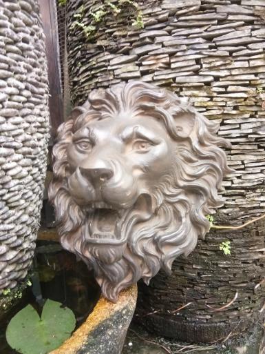 Fountain Lion wall material is brass Item Code FWL18 size wide 320 mm. long 370 mm. 