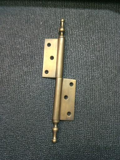 Brass hinge Item Code V.037 size long 210 mm. wide total 58 mm. (one side 23 mm).