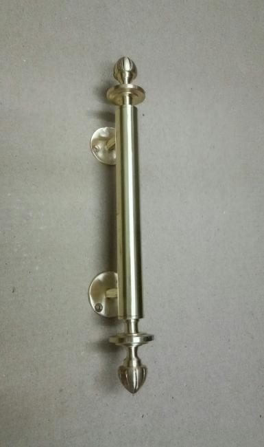Brass Door Handle AC.18THT size long 300 mm pipe 25 mm. high 40 mm.