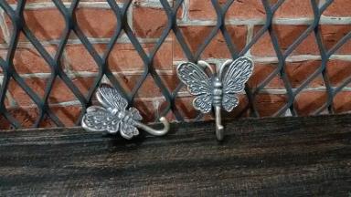 Butterfly Hook brass material Code Hook215 size long 65 mm. wide 60 mm.