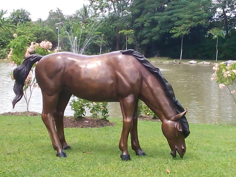Brass Sculpture horse Item code STB05  size 