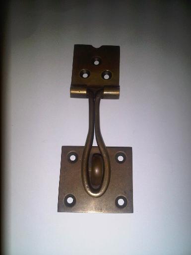 ฺฺBrass door lock Item Code Q007A size long 113 mm. plate 40 x 45 mm.