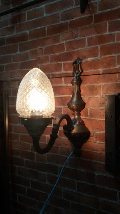 English wall lamp code BWL009K size long 30 cm. wide 9 cm deep 22 cm.