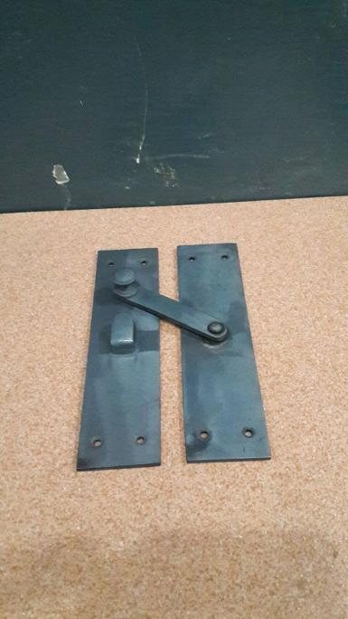 Brass door lock Item Code Q.031MP18 size plate 40 x 150 mm. wide 80 mm.