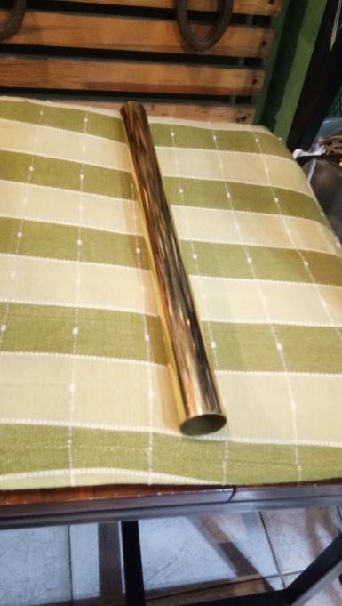 Brass curtain rails Item Code pipe 1.5'' long 1000 mm. 