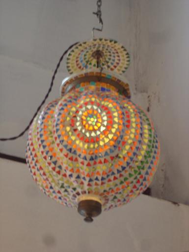 Hanging Lamp mosaic Item code MSH001 size D:12''