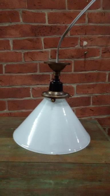 Pendent Lamp code PDL18A size shade 7'' base 56 mm. high 20 cm.