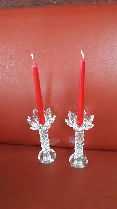 Crystal candle lamp price per set item code CRT18 size