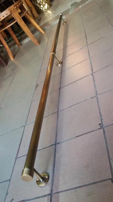 Curtain Brass pipe 32 mm. Item Code CTB12 size long 200 cm high 10 cm. pipe 32 mm.(1.2'')