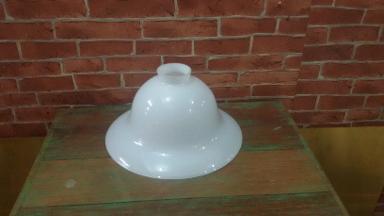 Glass lamp shade Item code GLSM size high 11.5 cm.hole 52 mm. wide 217 mm.(8.5'')