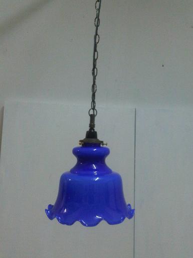Brass hanging with glass Item Code HGL18BZ size long 1000 mm.include chain