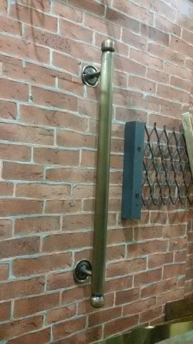 Brass Door Handle Item Code AC.037MP size long 500 mm.pipe 25 mm.
