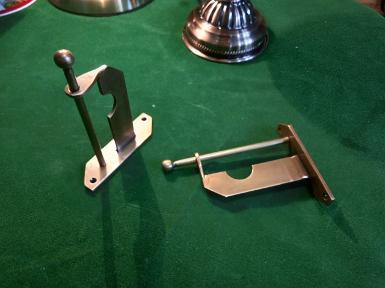 Curtain holder brass material Item Code CHB50B size plat bar 1'' long 100 mm.deep 130 mm.