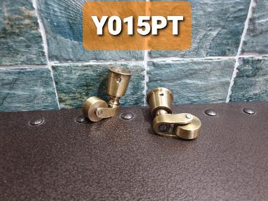 Brass wheel Item Code Y015PT size cup 31 x 28 mm hole 23mm total H 53 mm.