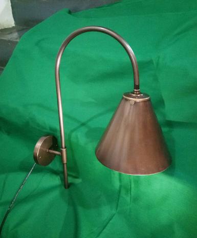 ฺBrass Wall Lamp Item Code WLBB.018 size shade 190 xh165 mm.deep 360 mm B 100mm..