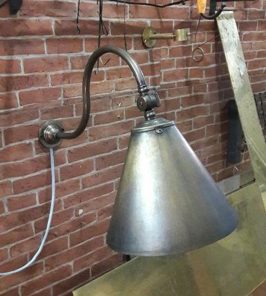 Brass Wall Lamp Item BWL18R size base 57 mm. pipe 1/2 (4 หุน)