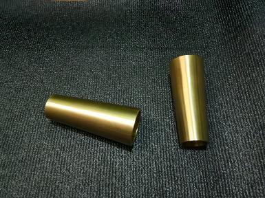 Brass shoe Item Code BTC50 size 40 x 30 x high 100 mm. Thickness 2 mm.