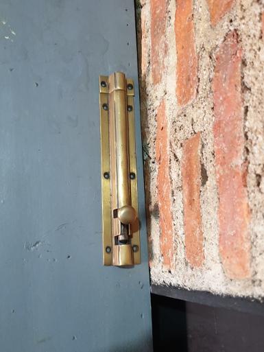 Brass door handle code W.030A size long 150 mm.W:37 mm.