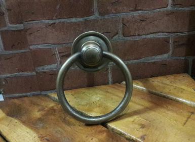 Brass Handle Item Code P.080B70 size plate 45 mm.head 20 mm. ring 77 mm. thickness 6 mm.