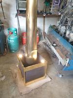 ฺBanana tree meterail is brass we make to order and make to design size H 240 cm .