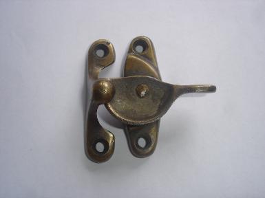 Brass lock Item code W.059 size long 60 mm wide 35 mm.