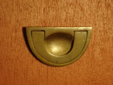 Brass Handle code H.019 size wide 36 mm. long 60 mm.