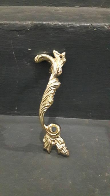 Brass handle price per set item Code L015B size long 180 mm.wide 56 mm.